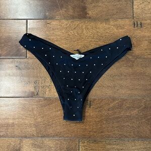 WeWoreWhat Delilah Rhinestone Bikini Bottom - NWT